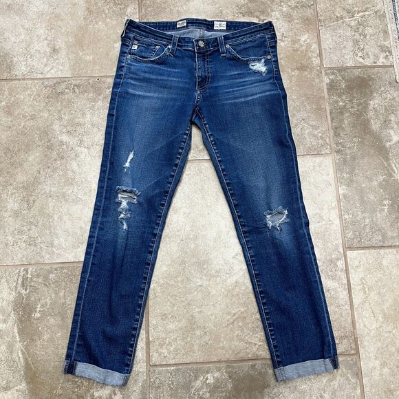 AG Adriano Goldschmied Stilt Roll-Up Cigarette Jeans | Size 29R - Picture 13 of 13